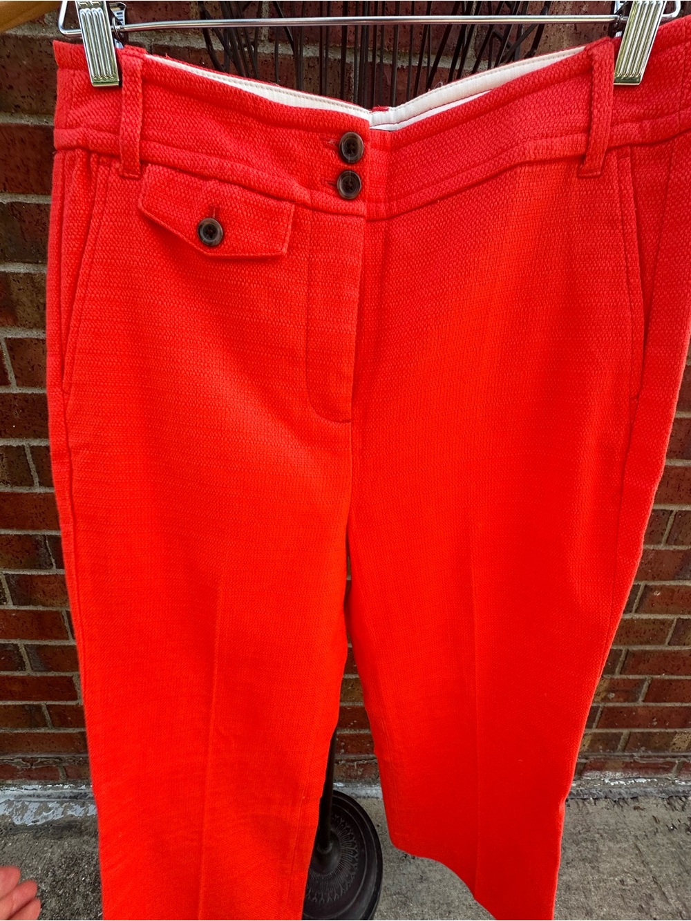 J. Crew Wide-Leg Pants High Rise Casual Crop Trouser Preppy Academia Casial - Picture 5 of 11